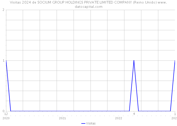 Visitas 2024 de SOCIUM GROUP HOLDINGS PRIVATE LIMITED COMPANY (Reino Unido) 