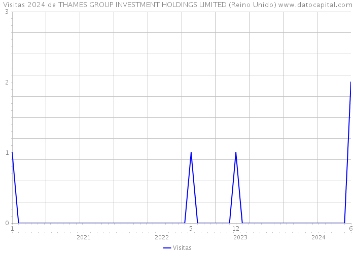 Visitas 2024 de THAMES GROUP INVESTMENT HOLDINGS LIMITED (Reino Unido) 