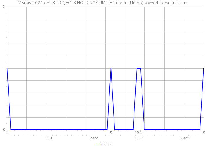 Visitas 2024 de PB PROJECTS HOLDINGS LIMITED (Reino Unido) 