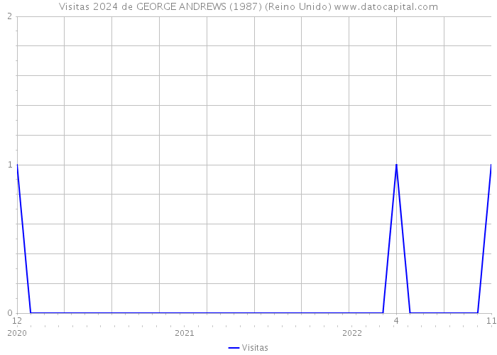 Visitas 2024 de GEORGE ANDREWS (1987) (Reino Unido) 