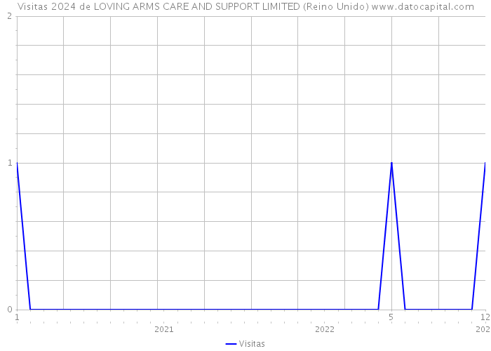 Visitas 2024 de LOVING ARMS CARE AND SUPPORT LIMITED (Reino Unido) 
