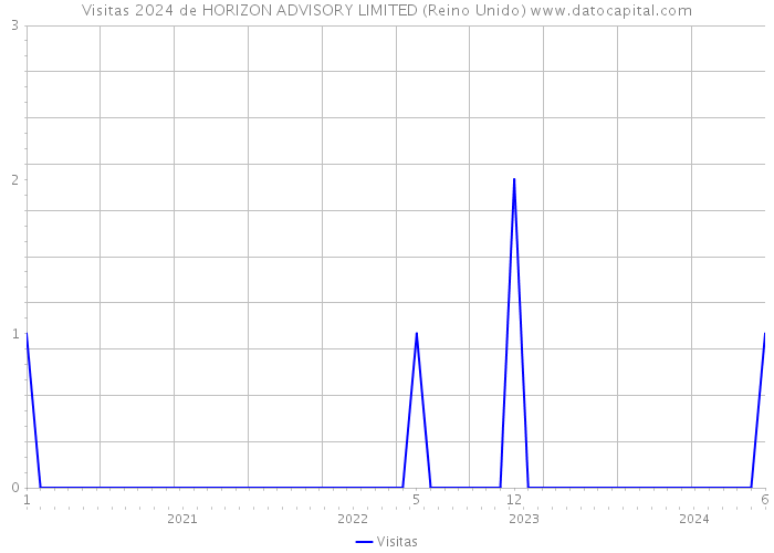 Visitas 2024 de HORIZON ADVISORY LIMITED (Reino Unido) 