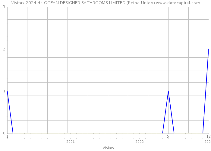 Visitas 2024 de OCEAN DESIGNER BATHROOMS LIMITED (Reino Unido) 