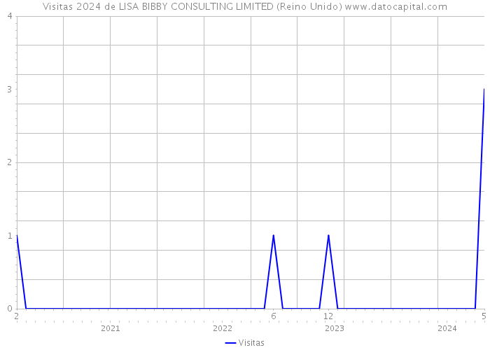 Visitas 2024 de LISA BIBBY CONSULTING LIMITED (Reino Unido) 