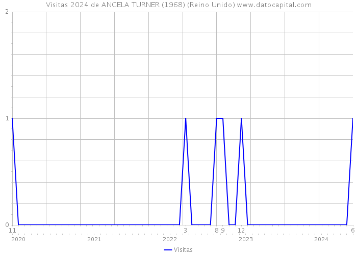 Visitas 2024 de ANGELA TURNER (1968) (Reino Unido) 