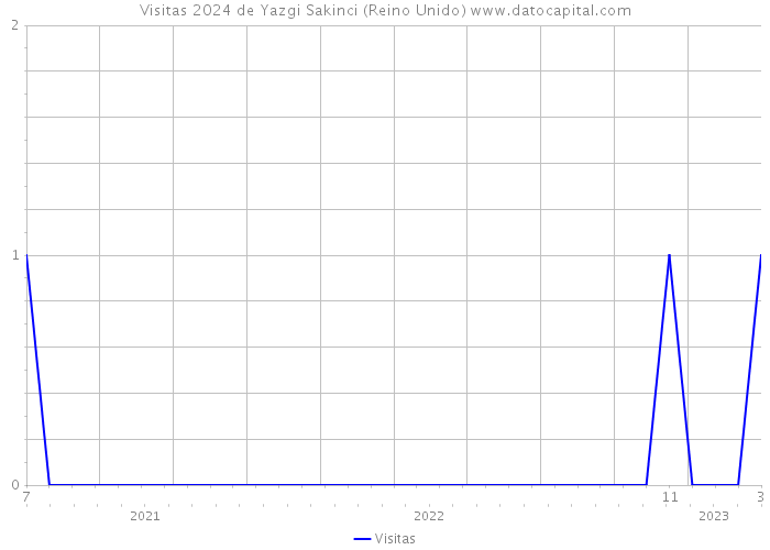 Visitas 2024 de Yazgi Sakinci (Reino Unido) 