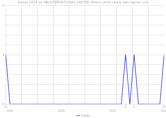 Visitas 2024 de HBJ INTERNATIONAL LIMITED (Reino Unido) 