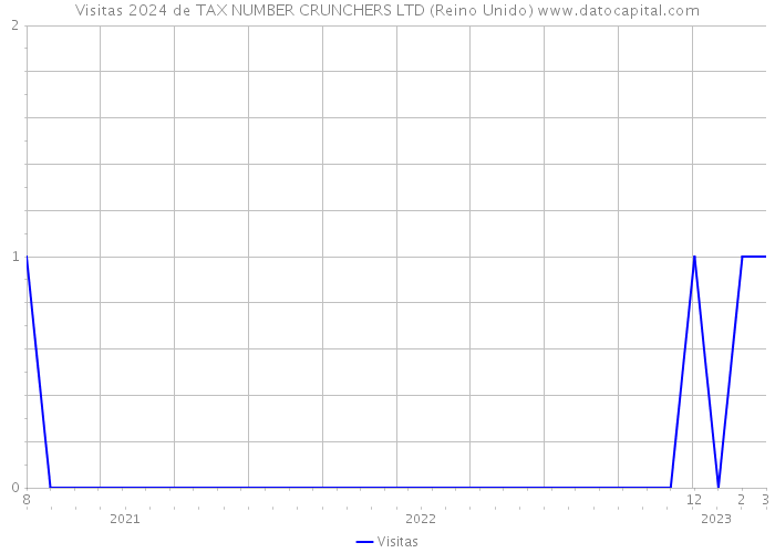 Visitas 2024 de TAX NUMBER CRUNCHERS LTD (Reino Unido) 