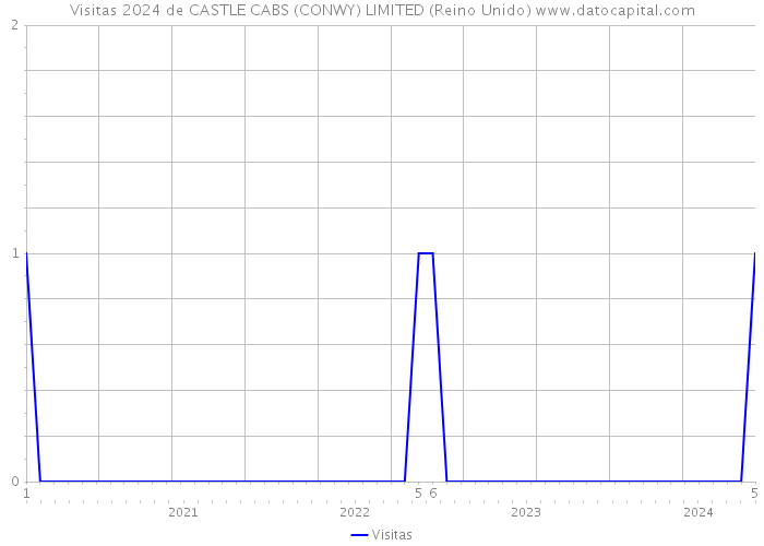 Visitas 2024 de CASTLE CABS (CONWY) LIMITED (Reino Unido) 