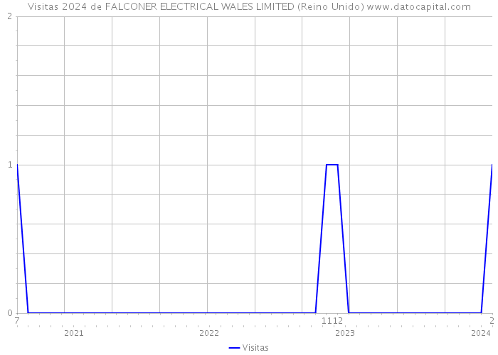 Visitas 2024 de FALCONER ELECTRICAL WALES LIMITED (Reino Unido) 