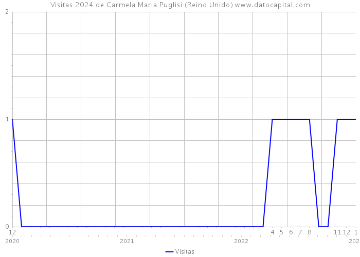 Visitas 2024 de Carmela Maria Puglisi (Reino Unido) 