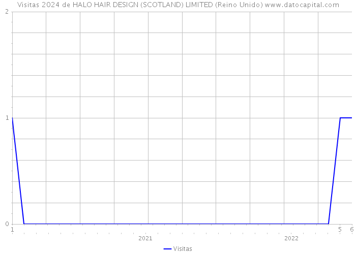 Visitas 2024 de HALO HAIR DESIGN (SCOTLAND) LIMITED (Reino Unido) 