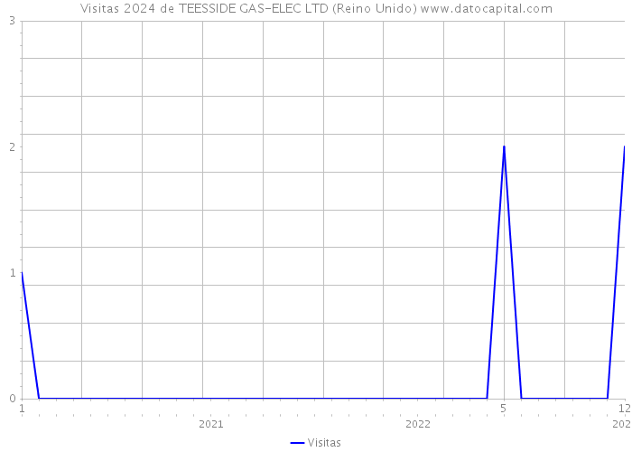 Visitas 2024 de TEESSIDE GAS-ELEC LTD (Reino Unido) 