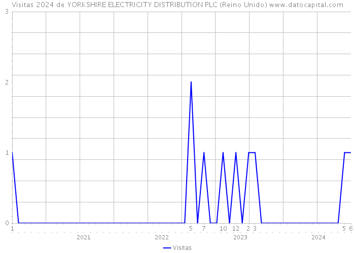 Visitas 2024 de YORKSHIRE ELECTRICITY DISTRIBUTION PLC (Reino Unido) 