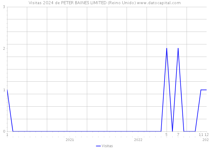 Visitas 2024 de PETER BAINES LIMITED (Reino Unido) 
