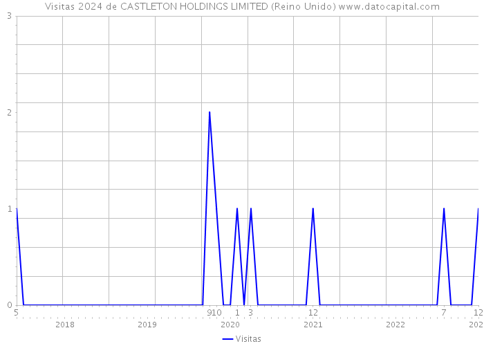 Visitas 2024 de CASTLETON HOLDINGS LIMITED (Reino Unido) 