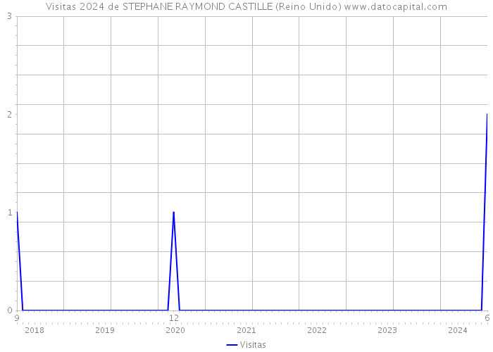 Visitas 2024 de STEPHANE RAYMOND CASTILLE (Reino Unido) 