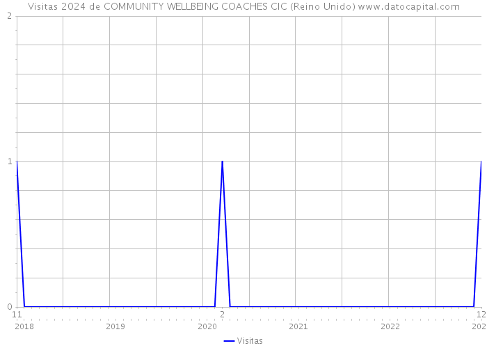 Visitas 2024 de COMMUNITY WELLBEING COACHES CIC (Reino Unido) 