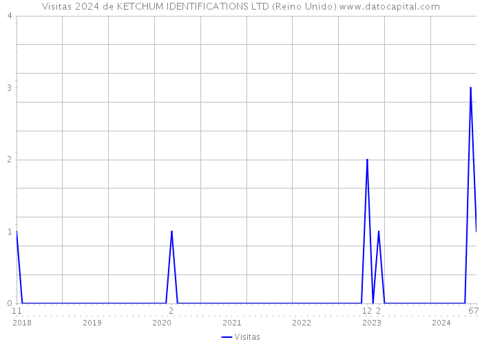 Visitas 2024 de KETCHUM IDENTIFICATIONS LTD (Reino Unido) 