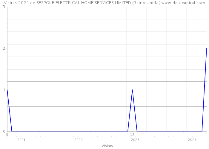 Visitas 2024 de BESPOKE ELECTRICAL HOME SERVICES LIMITED (Reino Unido) 