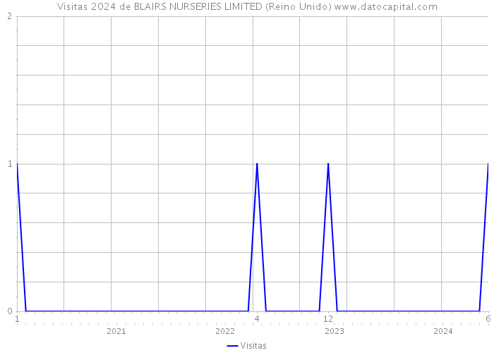 Visitas 2024 de BLAIRS NURSERIES LIMITED (Reino Unido) 