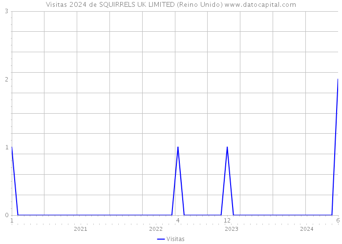 Visitas 2024 de SQUIRRELS UK LIMITED (Reino Unido) 