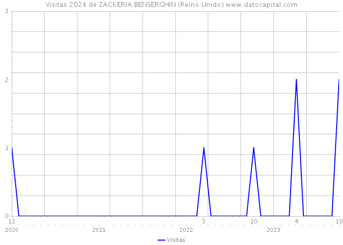 Visitas 2024 de ZACKERIA BENSERGHIN (Reino Unido) 