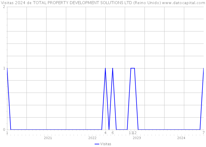 Visitas 2024 de TOTAL PROPERTY DEVELOPMENT SOLUTIONS LTD (Reino Unido) 