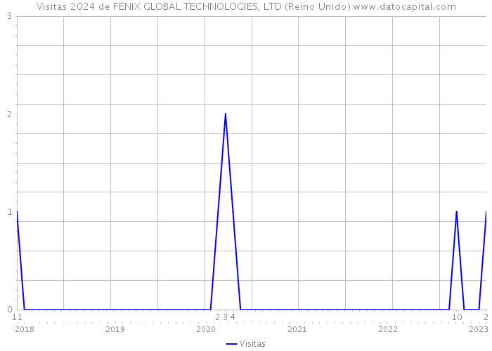 Visitas 2024 de FENIX GLOBAL TECHNOLOGIES, LTD (Reino Unido) 