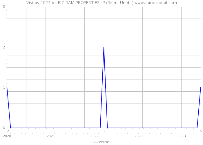 Visitas 2024 de BIG RAM PROPERTIES LP (Reino Unido) 