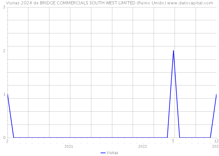 Visitas 2024 de BRIDGE COMMERCIALS SOUTH WEST LIMITED (Reino Unido) 