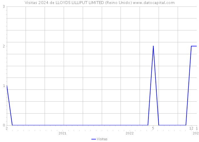 Visitas 2024 de LLOYDS LILLIPUT LIMITED (Reino Unido) 