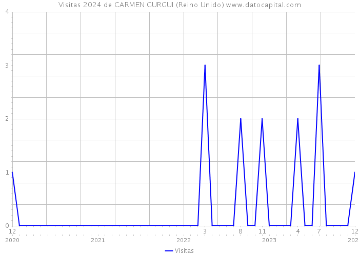 Visitas 2024 de CARMEN GURGUI (Reino Unido) 