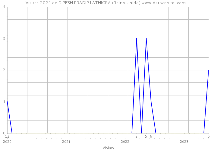 Visitas 2024 de DIPESH PRADIP LATHIGRA (Reino Unido) 