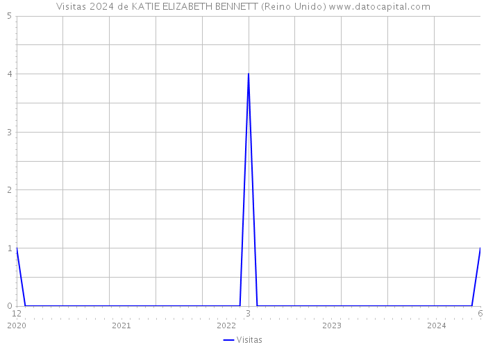 Visitas 2024 de KATIE ELIZABETH BENNETT (Reino Unido) 