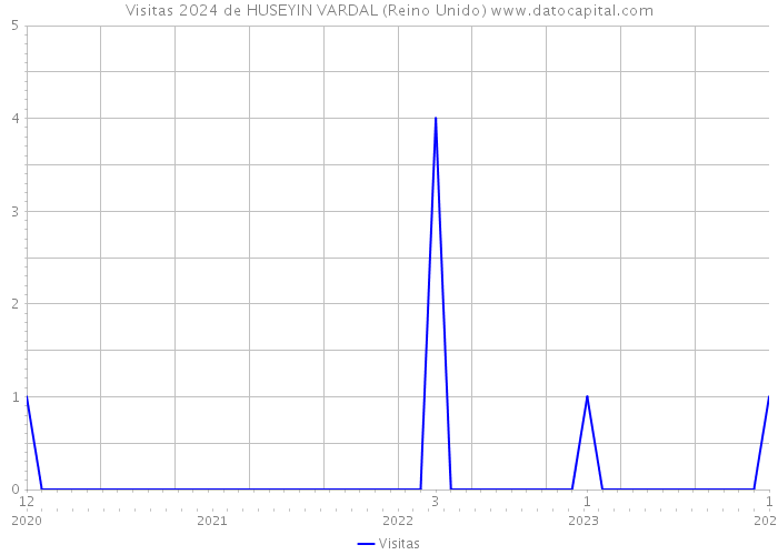 Visitas 2024 de HUSEYIN VARDAL (Reino Unido) 