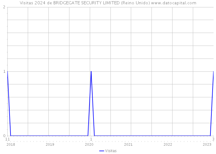 Visitas 2024 de BRIDGEGATE SECURITY LIMITED (Reino Unido) 