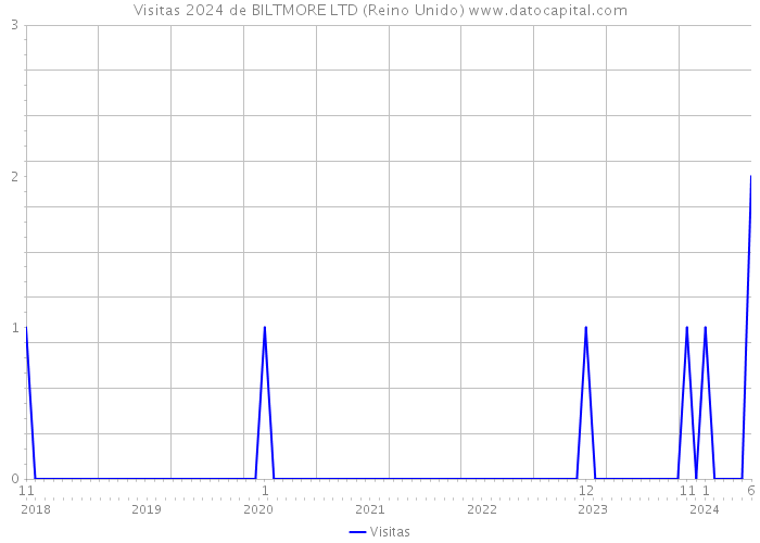 Visitas 2024 de BILTMORE LTD (Reino Unido) 