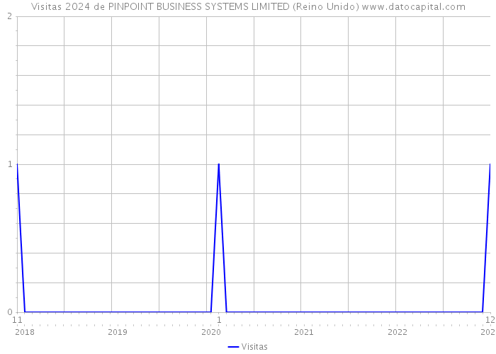 Visitas 2024 de PINPOINT BUSINESS SYSTEMS LIMITED (Reino Unido) 