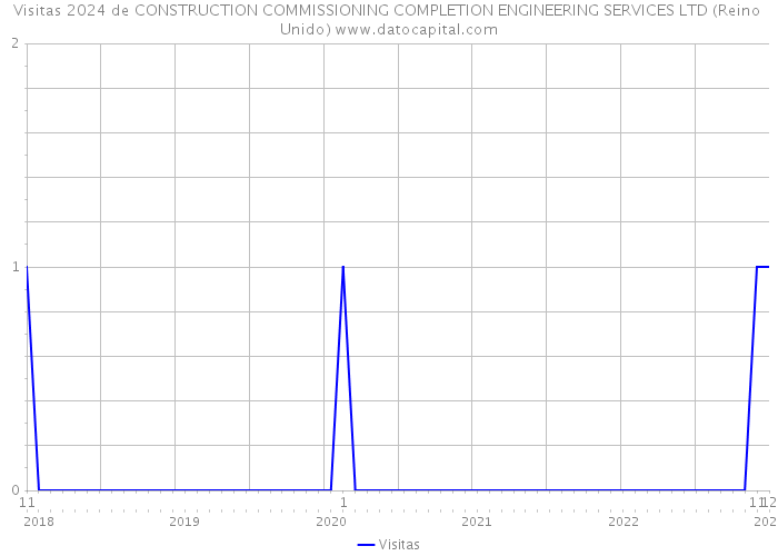Visitas 2024 de CONSTRUCTION COMMISSIONING COMPLETION ENGINEERING SERVICES LTD (Reino Unido) 