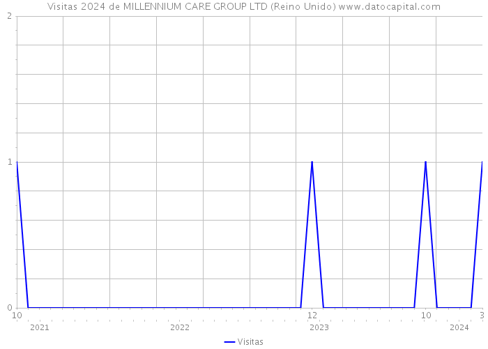 Visitas 2024 de MILLENNIUM CARE GROUP LTD (Reino Unido) 