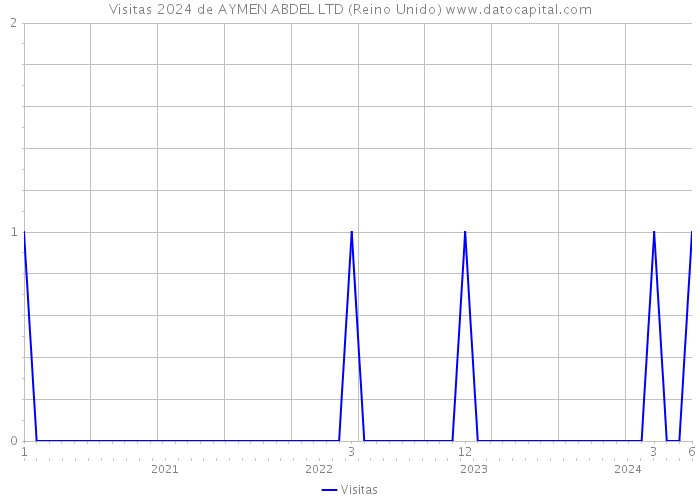 Visitas 2024 de AYMEN ABDEL LTD (Reino Unido) 