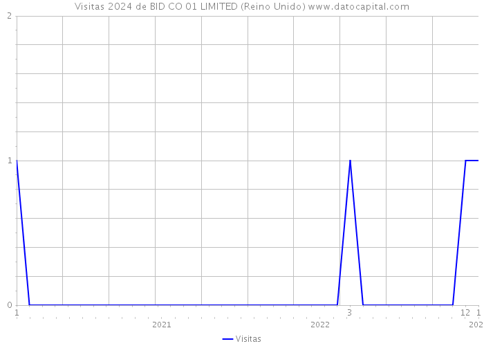 Visitas 2024 de BID CO 01 LIMITED (Reino Unido) 