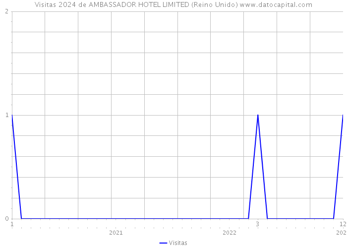 Visitas 2024 de AMBASSADOR HOTEL LIMITED (Reino Unido) 