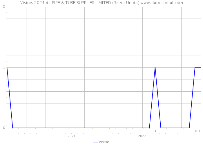 Visitas 2024 de PIPE & TUBE SUPPLIES LIMITED (Reino Unido) 