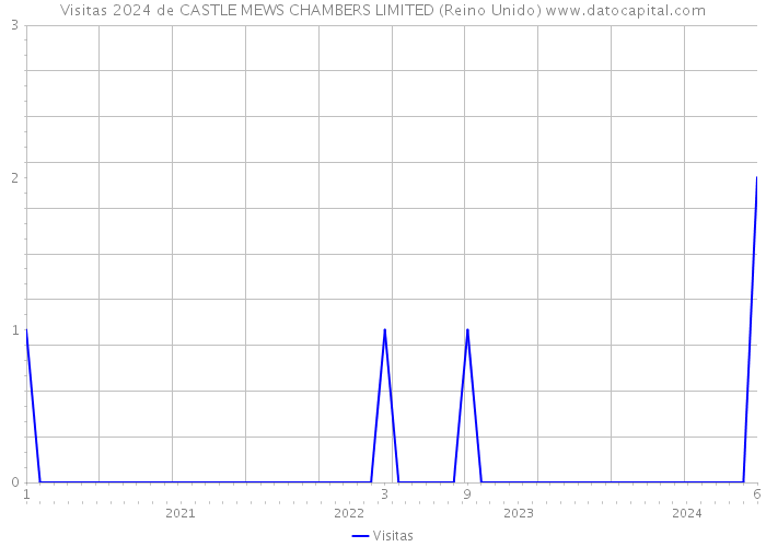 Visitas 2024 de CASTLE MEWS CHAMBERS LIMITED (Reino Unido) 