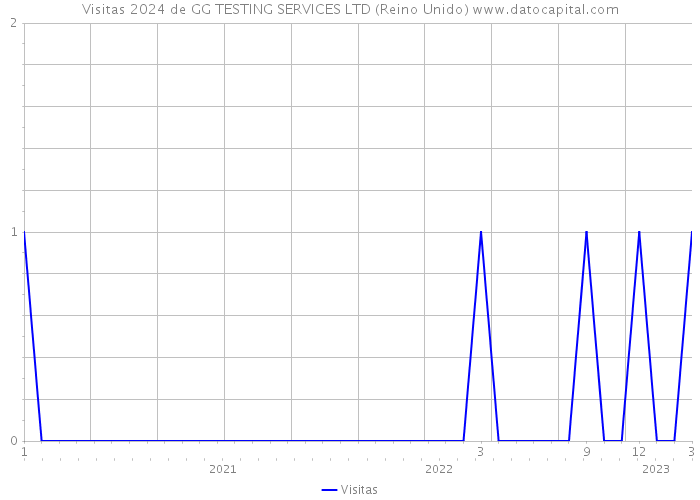 Visitas 2024 de GG TESTING SERVICES LTD (Reino Unido) 