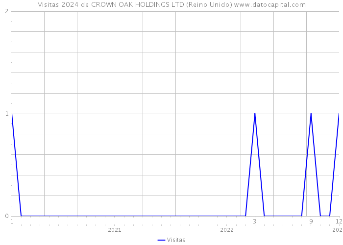 Visitas 2024 de CROWN OAK HOLDINGS LTD (Reino Unido) 