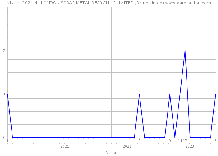 Visitas 2024 de LONDON SCRAP METAL RECYCLING LIMITED (Reino Unido) 
