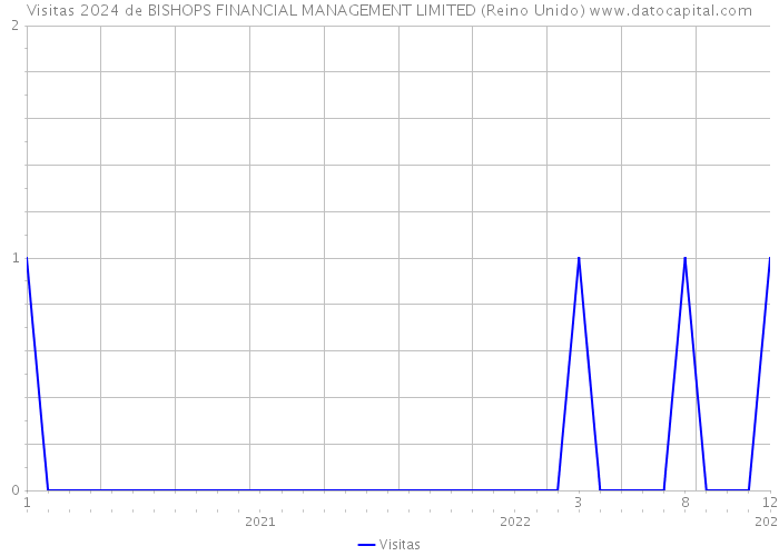 Visitas 2024 de BISHOPS FINANCIAL MANAGEMENT LIMITED (Reino Unido) 